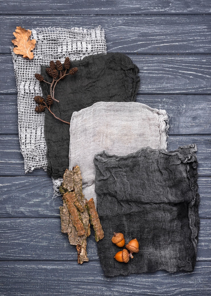 Free Photo top view organic dye pigment