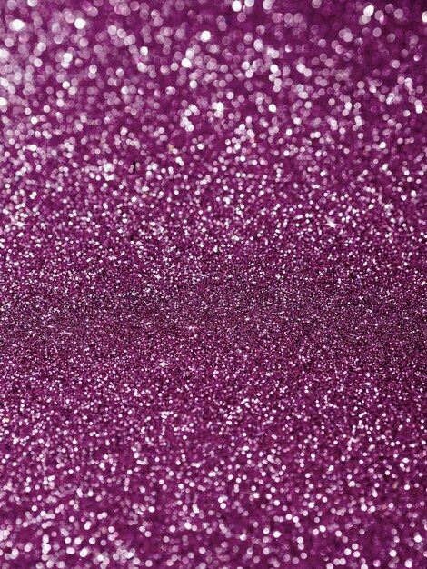 Top view purple glitter background