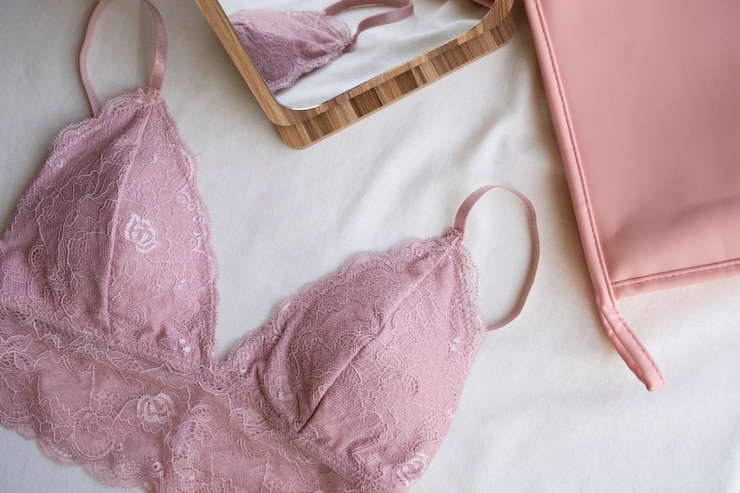 無料Photo トップ ビュー品質の女性のブラジャーの静物