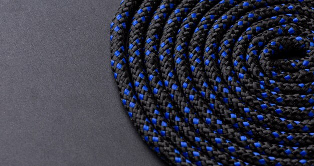 Top view rope texture assortment close-up