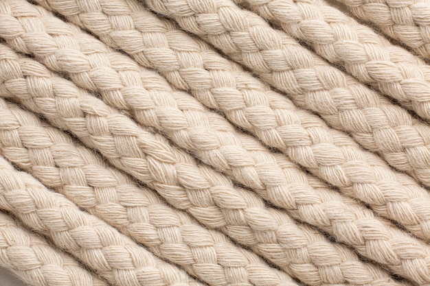 Top view rope texture assortment