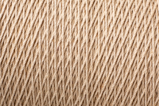 Top view rope texture composition close-up