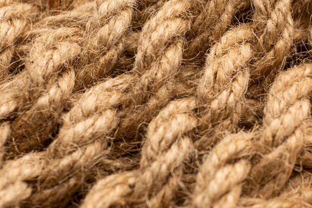 top view rope texture composition