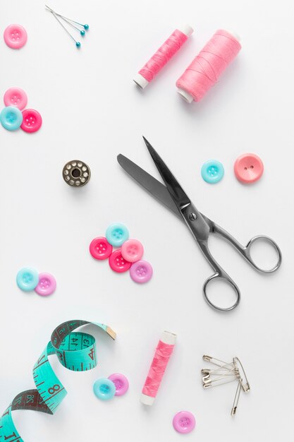 Top view sewing accesories