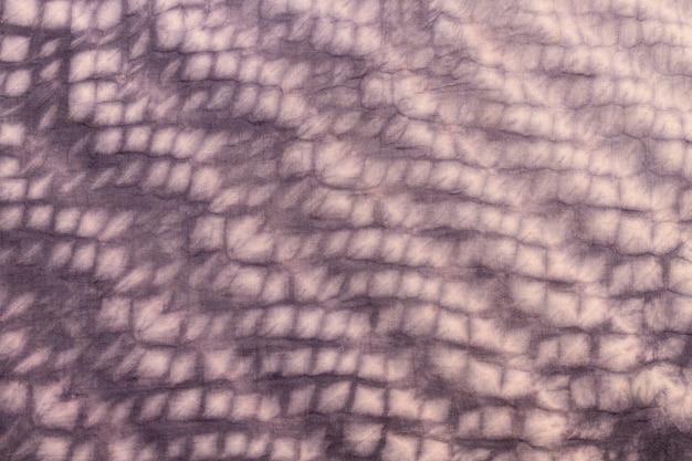 Top view of tie-dye textile