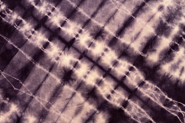 Top view of tie-dye textile