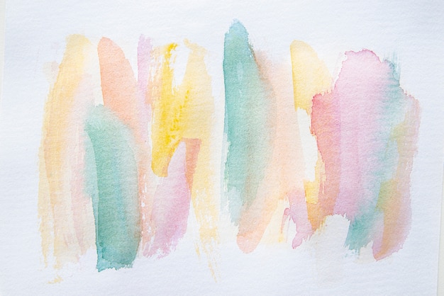 Top view watercolor paint background