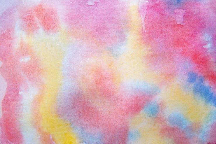 Free Photo top view watercolor paint wallpaper