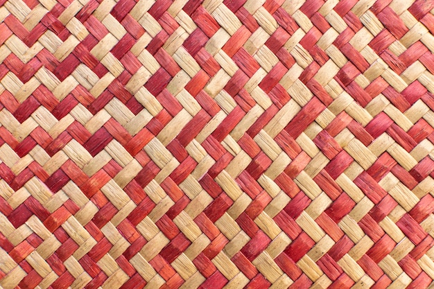 Top view of weaving pattern