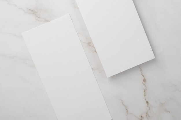 top view of wedding paper