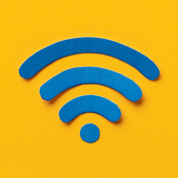 Вид сверху символа Wi-Fi