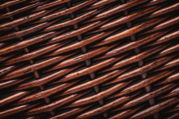 Top view wooden basket wallpaper