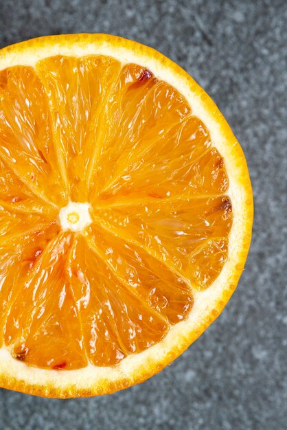 上面図おいしい柑橘類のスライス