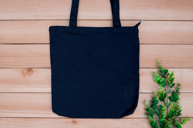 Download White tote bag canvas fabric. cloth shopping sack mockup ...