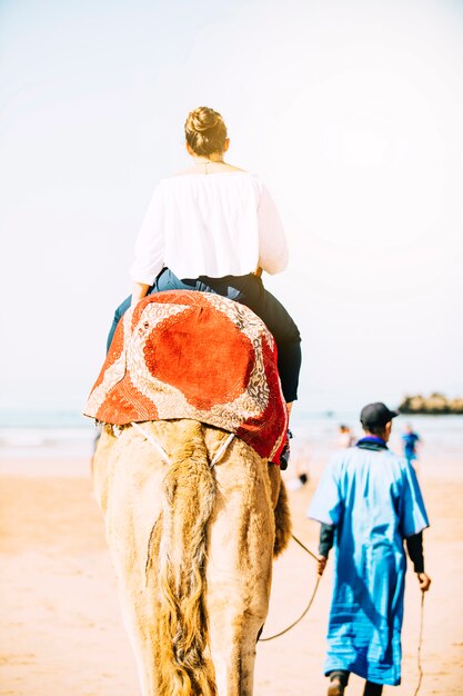 Tourist on camel