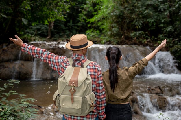 tourists are happy 