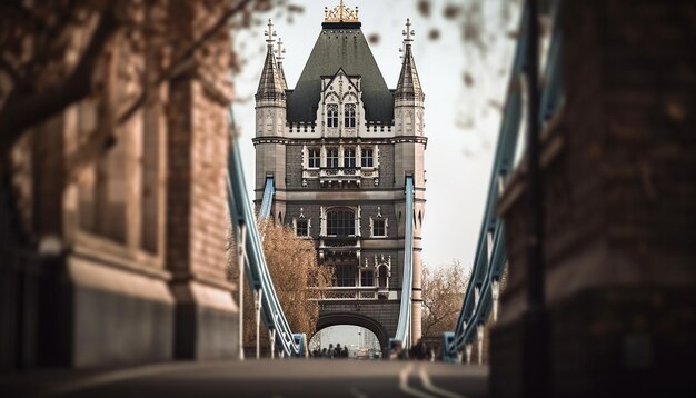 Free photo tower bridge in london is a landmark of london.