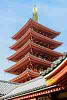 Free photo tower japan shinto temple japanese