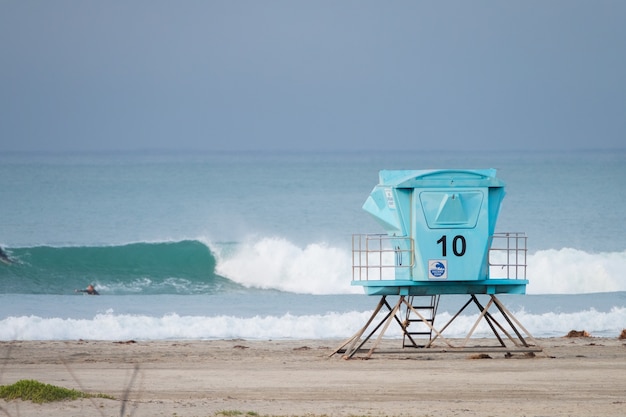 Tower Number Ten in the beach, lifeguard