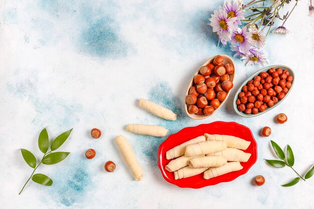 Traditional Azerbaijan holiday Novruz sweets mutaki.