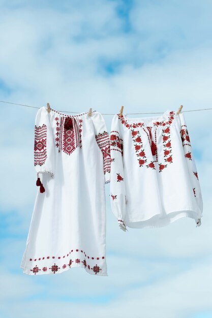 Traditional beautiful embroidered shirts