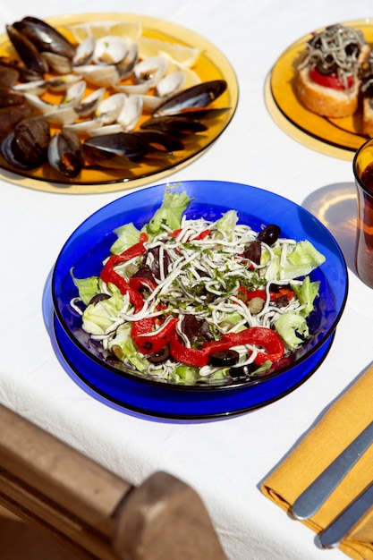 Traditional delicious gulas dish assortment