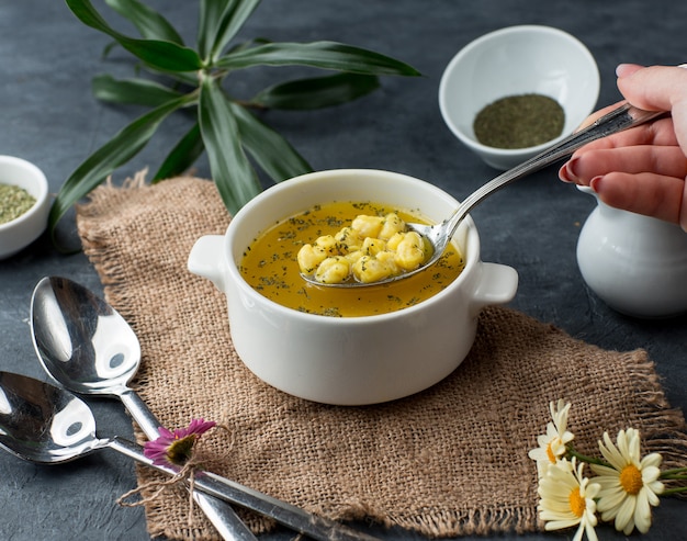 traditional dushbara on the table