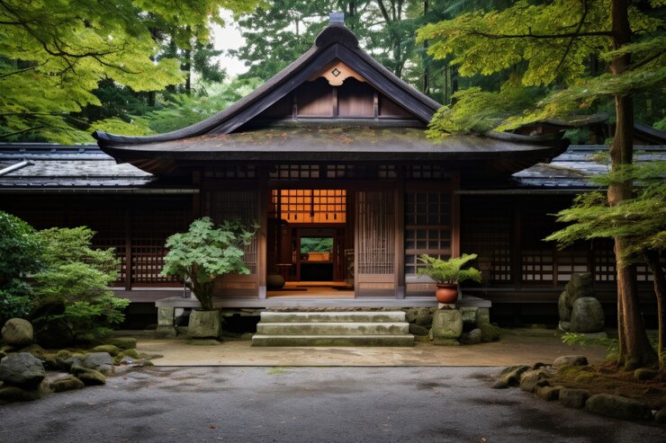 Free Photo traditional house architecture