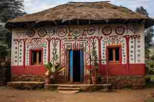 Free photo traditional house architecture