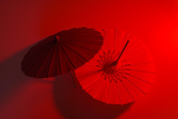 Традиционные японские зонтики традиционная японская концепция аксессуаров