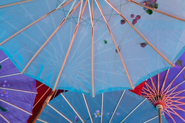 Traditional japanese wagasa umbrella background