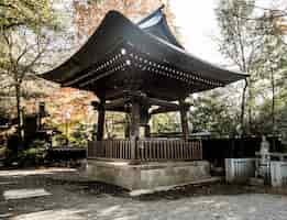 Free photo traditional japanese wooden structure