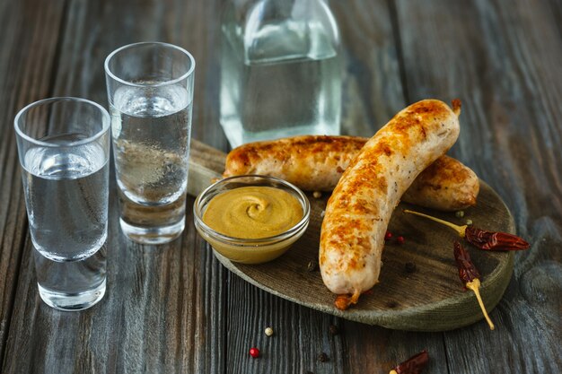  traditional snack on wooden surface