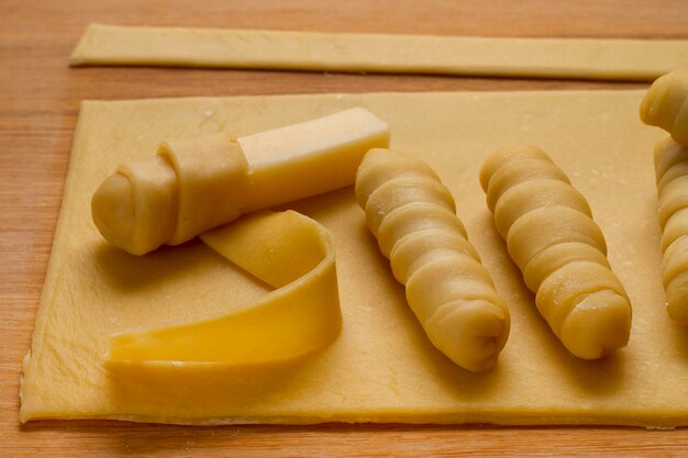 Traditional venezuelan cheese sticks arrangement