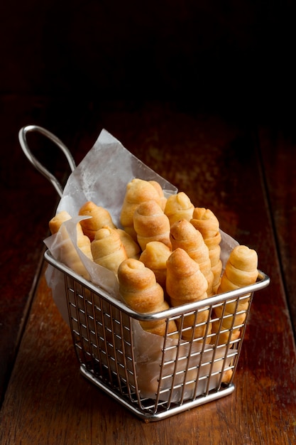 Traditional venezuelan cheese sticks