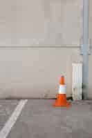 Free photo traffic cone