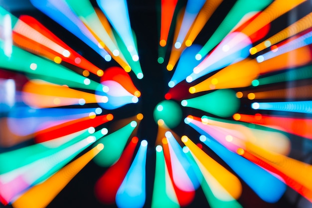 Trails of Colorful Lights in Motion – Free Stock Photos