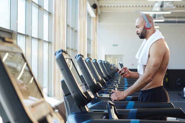 training on treadmill