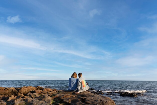 Trans couple spending quality time together