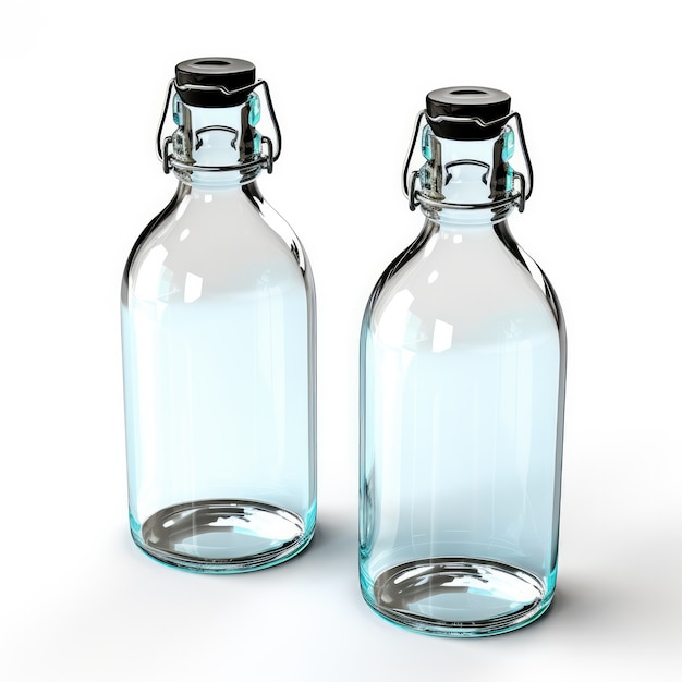 無料写真 スタジオの透明な水瓶