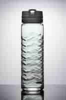 Free photo transparent water bottle in studio