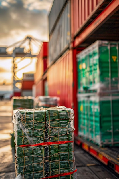 Foto gratuita concetto di trasporto e logistica