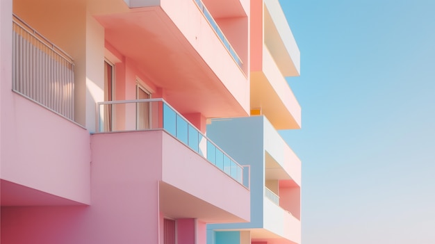 Free photo travel scene with pastel colors and dreamy atmosphere