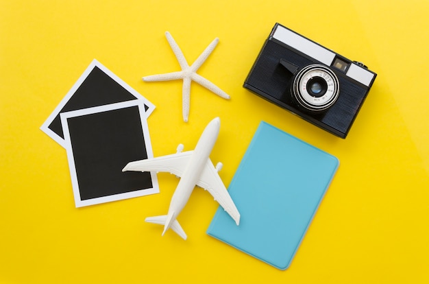 Free photo traveler tools and passport