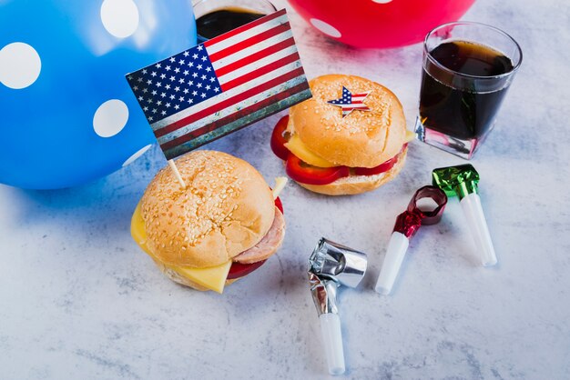 Treat and decor for Independence Day