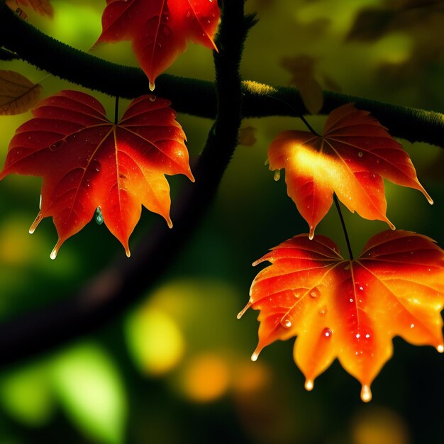 A tree with leaves that have the word maple on it