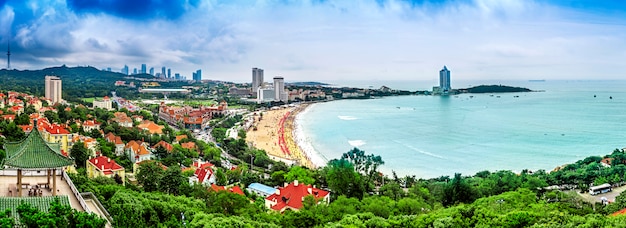 Free photo trees water sky the sea outdoor sand