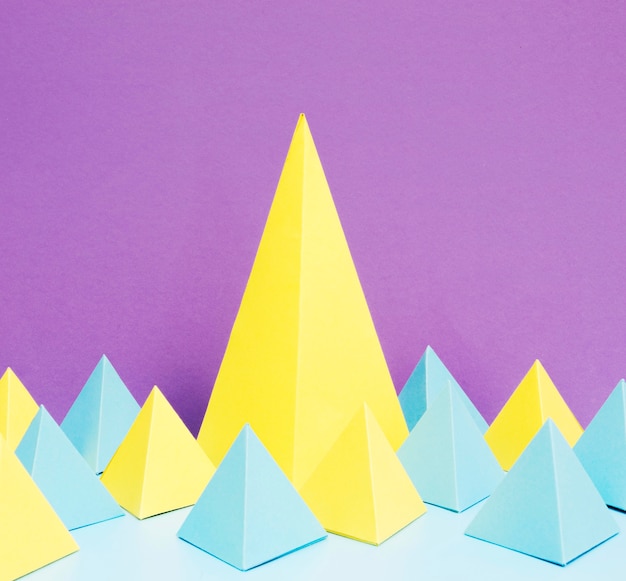 Triangles paper concept