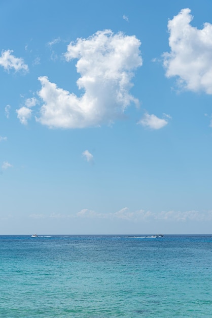 Tropical beach on a sunny day