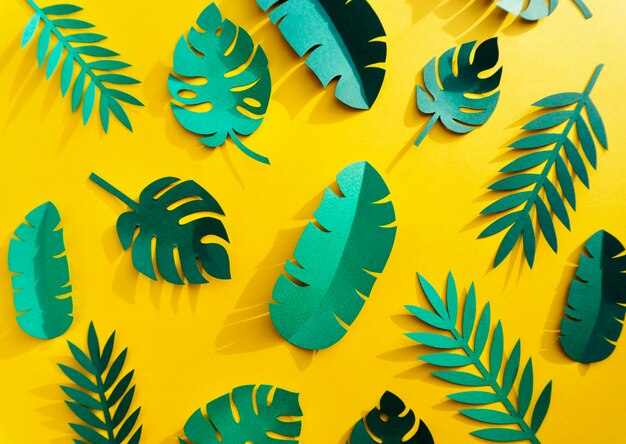 Tropical botanic paper craft handmade collection